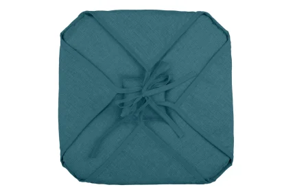 Pernă de scaun Bea 40X40 cm, culoare turcoaz, 100% poliester - imagine 4