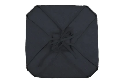 Pernă de scaun Bea 40X40 cm, culoare gri închis, 100% poliester - imagine 4