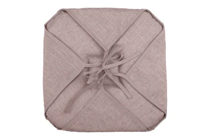 Pernă de scaun Bea 40X40 cm, culoare roz pudră, 100% poliester - imagine 4