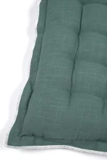 Pernă de scaun Helios 38X38 cm, culoare verde, 100% bumbac - imagine 5