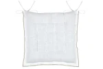 Pernă de scaun Helios 38X38 cm, culoare alb, 100% bumbac