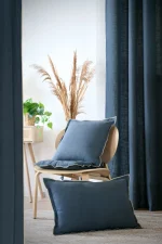 Pernă de scaun Helios 38X38 cm, culoare albastru, 100% bumbac - imagine 6