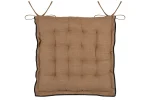 Pernă de scaun Helios 38X38 cm, culoare cappuccino, 100% bumbac