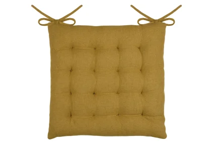 Pernă de scaun Pa×ton Albastru/Mustar 38X38 cm, culoare albastru/muștar, 100% bumbac - imagine 3