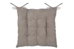 Pernă de scaun Dandy 38X38 cm, culoare greige, 100% poliester