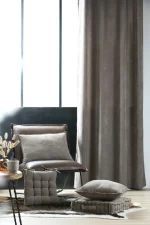 Pernă de scaun Dandy 38X38 cm, culoare greige, 100% poliester - imagine 3