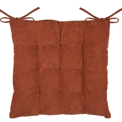 Pernă de scaun Dandy 38X38 cm, culoare arămiu, 100% poliester