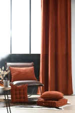 Pernă de scaun Dandy 38X38 cm, culoare arămiu, 100% poliester - imagine 3