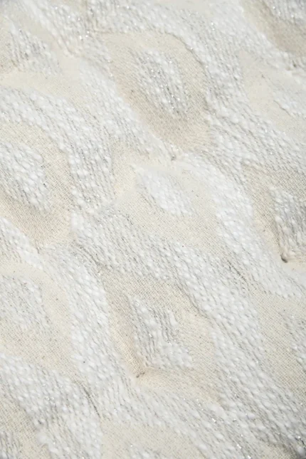 Pernă de scaun Balma 38X38 cm, culoare in, 10% lurex 90% bumbac - imagine 4