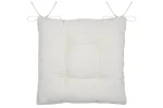 Pernă de scaun Balma 38X38 cm, culoare crem, 100% bumbac - imagine 3