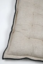 Pernă de scaun Aline 38X38 cm, culoare natural, 19% in 81% bumbac - imagine 2