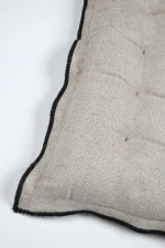 Pernă de scaun Aline 38X38 cm, culoare bej, 19% in 81% bumbac - imagine 2