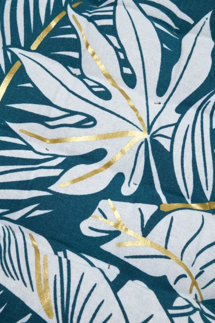 Pernă de scaun Aloha 38X38 cm, culoare albastru, 45% poliester 55% bumbac - imagine 4