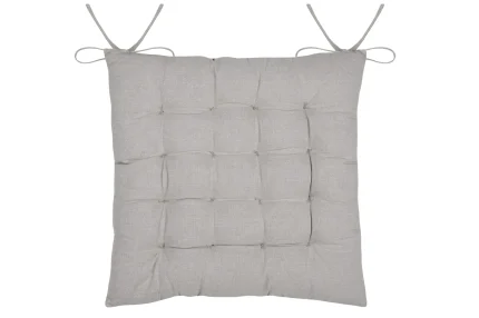 Pernă de scaun Pampa 38X38 cm, culoare natural, 45% poliester 55% bumbac - imagine 3