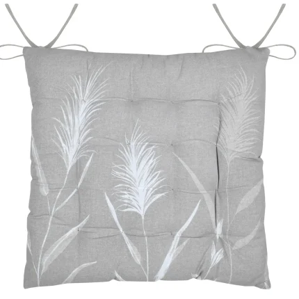 Pernă de scaun Pampa 38X38 cm, culoare natural, 45% poliester 55% bumbac