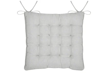 Pernă de scaun Josephine 38X38 cm, culoare bej, 45% poliester 55% bumbac - imagine 3