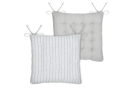 Pernă de scaun Josephine 38X38 cm, culoare bej, 45% poliester 55% bumbac - imagine 2