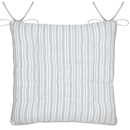 Pernă de scaun Josephine 38X38 cm, culoare bej, 45% poliester 55% bumbac