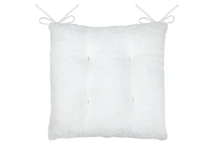 Pernă de scaun Cosylife 38X38 cm, culoare crem, 100% poliester - imagine 3