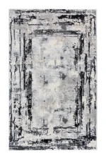 Covor living Rose 50122 Negru