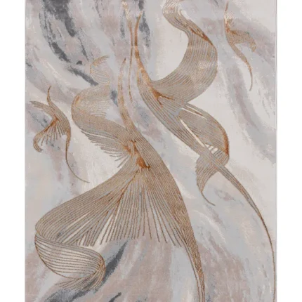 Covor Modern EFES cod: HE778 Crem/Cupru