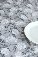 Față de masă Agapanthe 140X240 cm, culoare natural, 100% poliester - imagine 3