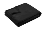 Pătură Doudou 130X160 cm, culoare negru, 100% poliester