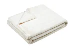 Pătură Doudou 130X160 cm, culoare crem, 100% poliester