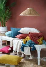 Pătură Sanchez 125X150 cm, culoare Crem, 100% bumbac