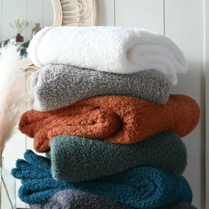 Pătură Montreal 130X160 cm, culoare Arămiu, 100% poliester