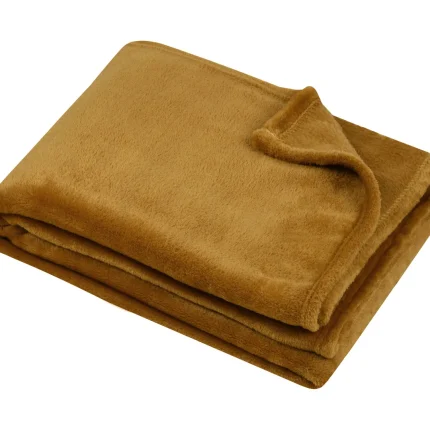 Pătură Stanford 130X160 cm, culoare cappuccino, 100% poliester