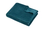 Pătură Stanford 130X160 cm, culoare verde petrol, 100% poliester