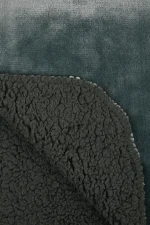 Pătură Michigan 130X160 cm, culoare verde, 100% poliester - imagine 3