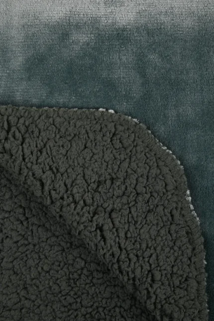 Pătură Michigan 130X160 cm, culoare verde, 100% poliester - imagine 3