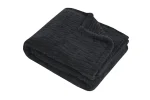 Pătură Columbia 130X160 cm, culoare antracit, 100% poliester
