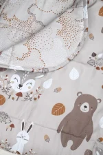 Cuvertură matlasată Gabin 160X220 cm, culoare Natural, 100% poliester - imagine 3