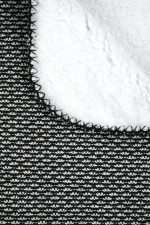 Pătură Dookie 130X160 cm, culoare Negru/Alb, 100% poliester - imagine 2