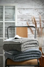 Pătură Rusty 130X160 cm, culoare Natural, 100% poliester - imagine 4