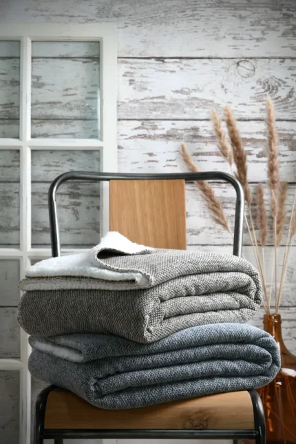 Pătură Rusty 130X160 cm, culoare Natural, 100% poliester - imagine 4