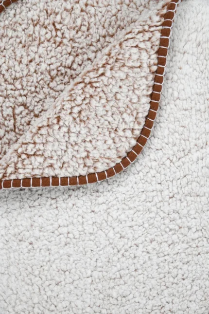 Pătură Winston 130X160 cm, culoare Natural, 100% poliester - imagine 2