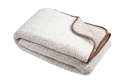 Pătură Winston 130X160 cm, culoare Natural, 100% poliester - imagine 3