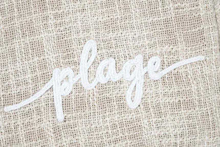 Pătură Dunes 125×150 cm, culoare Natural, 55% bumbac, 45% poliester - imagine 3