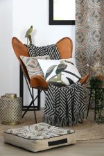 Pătură Tucano 125X150 cm, culoare Negru, 55% bumbac, 45% poliester - imagine 4