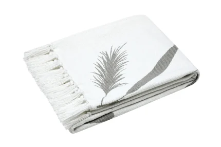 Pătură Pampa 125X150 cm, culoare Crem, 55% bumbac, 45% poliester - imagine 2