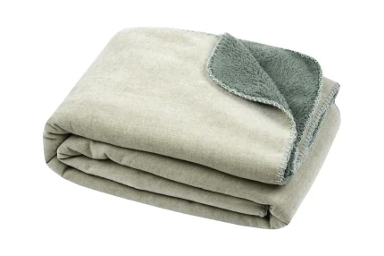 Pătură Emmy 130X150 cm, culoare Verde, 100% poliester - imagine 2