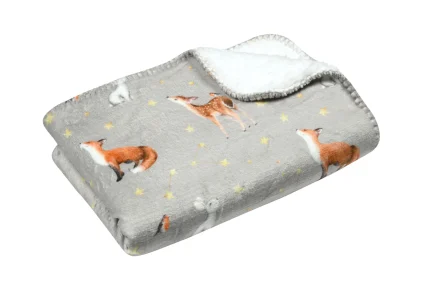 Pătură Ferdinand 70X100 cm, culoare Natural, 100% poliester - imagine 2