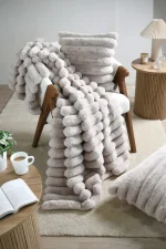 Pătură Polary 130X160 Cm, culoare Crem, 100% poliester