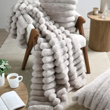 Pătură Polary 130X160 Cm, culoare Crem, 100% poliester