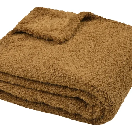 Pătură Montreal 180X220 cm, culoare cappuccino, 100% poliester