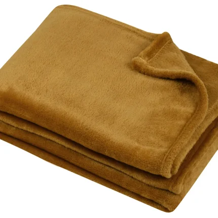 Pătură Stanford 180X220 cm, culoare cappuccino, 100% poliester